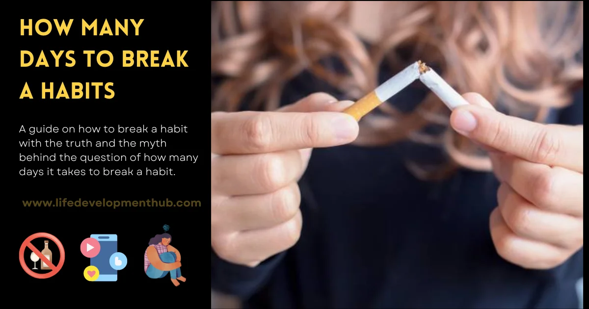 how many days to break a habit