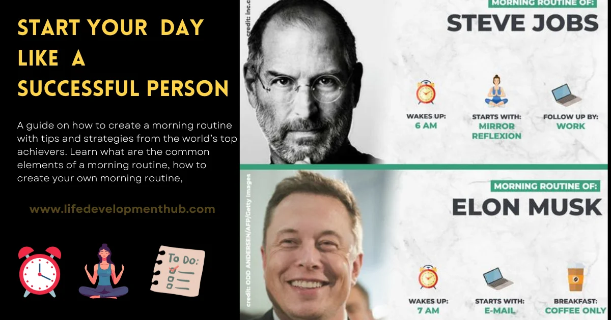 morning routines of successful people